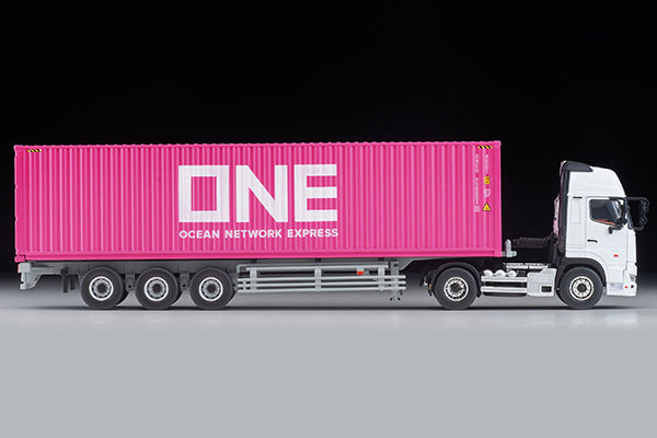 Tomica Limited Vintage Neo LV-N292b Hino Profia 40ft marine container trailer (Toho Sharyo TC36H1C34) Ocean Network Express