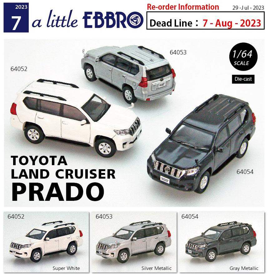 Mobil Prodo Ebbro 1:64 Scale Toyota LAND CRUISER PRADO – Mobile Garage HK