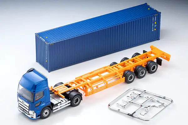 [Shipping Included] Tomica Limited Vintage Neo LV-N292e Hino Profia 40ft Sea Container Trailer (Blue)