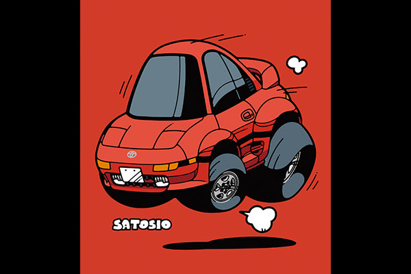 Choro Q Zero QS-13a Toyota MR2 (red)
