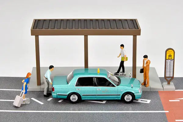 Diocolle 64 #CarSnap04c Taxi Stand (w/ Toyota Crown Sedan)