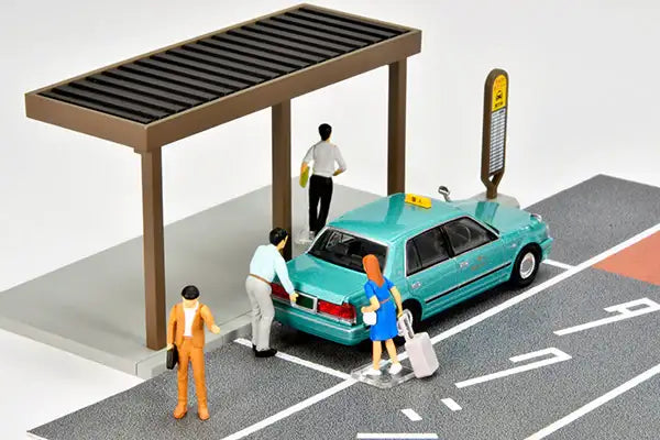 Diocolle 64 #CarSnap04c Taxi Stand (w/ Toyota Crown Sedan)