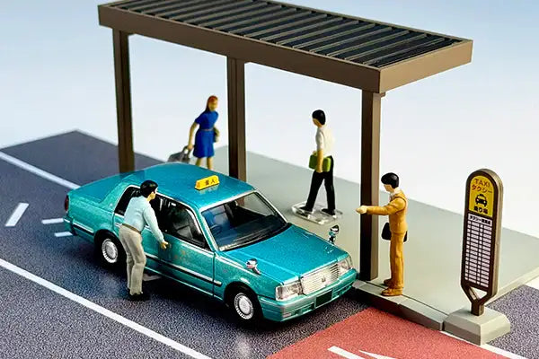 Diocolle 64 #CarSnap04c Taxi Stand (w/ Toyota Crown Sedan)