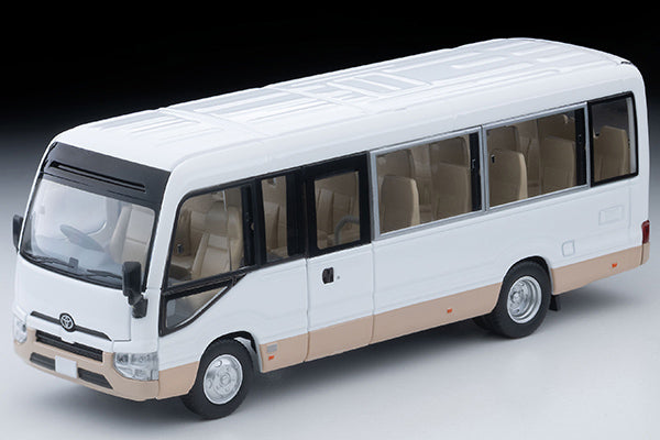 Tomica Limited Vintage Neo LV-N294d Toyota Coaster LX (White/Beige)