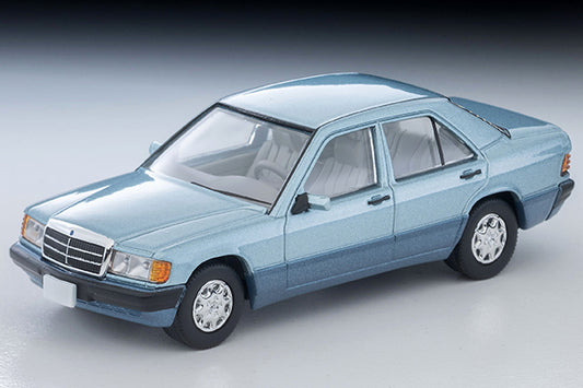 Tomica LV-N77c 1992 Mercedes-Benz 190E (Pearl Blue)