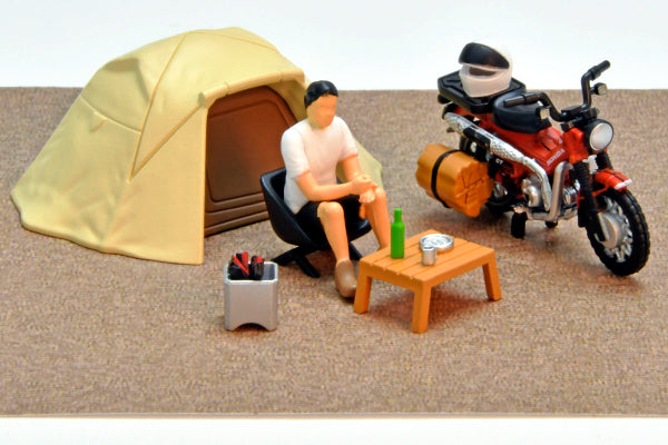 Tomica Limited Vintage Neo Diocolle 64 #CarSnap 30a Solo Camping (Honda CT125 Hunter Cub included)