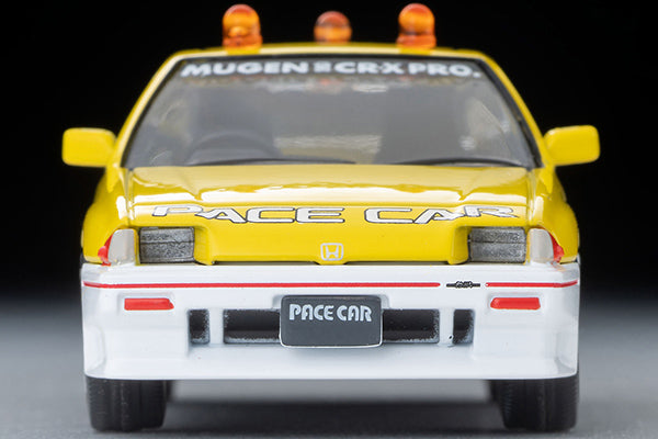 Tomica Limited Vintage Neo LV-N318b Honda Ballard Sports CR-X MUGEN CR-X PRO Suzuka Circuit Pace Car (Yellow/White)