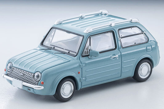 Tomica Limited Vintage Neo LV-N379a 1989 Nissan PAO (Aqua Gray)