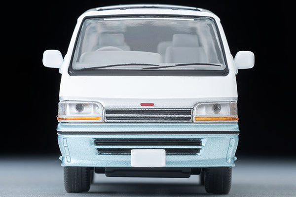 Tomica Limited Vintage Neo LV-N208d Toyota Hiace Wagon Super Custom (white/light blue) 1990 model