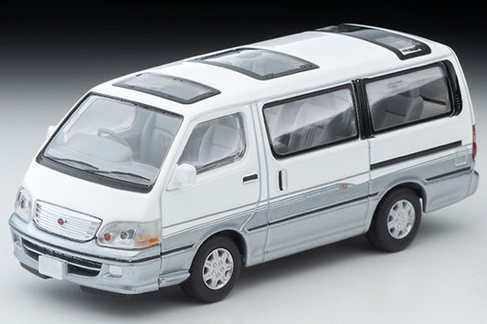 Tomica Limited Vintage Neo LV-N216d Toyota Hiace Wagon Super Custom G (White/Silver) 2001 model