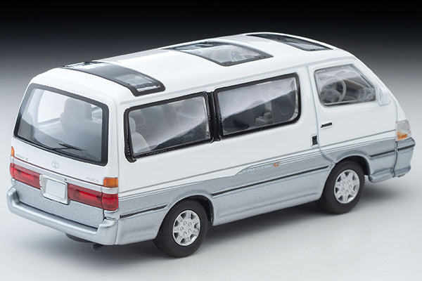 Tomica Limited Vintage Neo LV-N216d Toyota Hiace Wagon Super Custom G (White/Silver) 2001 model