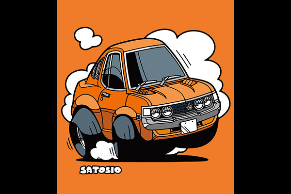Choro Q Zero QS-14a Toyota Celica LB 2000GT Orange