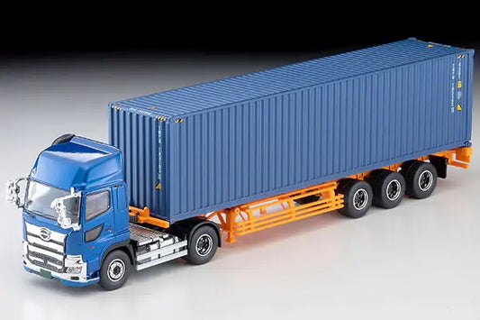 [Shipping Included] Tomica Limited Vintage Neo LV-N292e Hino Profia 40ft Sea Container Trailer (Blue)
