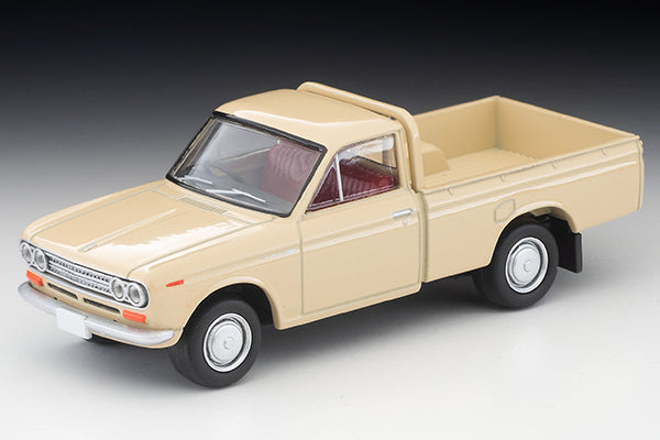 Tomica Limited Vintage LV-195d Datsun 1300 truck (light brown) with figure