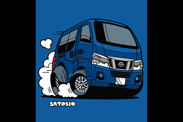 Choro Q Zero QS-16a Nissan NV350 Caravan (Navy Blue)
