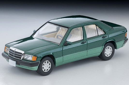 Tomica LV-N77d 1992 Mercedes-Benz 190E (Green)