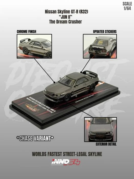 Inno64 Nissan Skyline GT-R (R32) Jun II The Dream Crusher