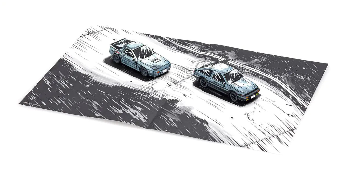 Kyosho Original 1:64 Scale Initial D Cartoon Version 3-Car Set (AE86/FD3S/FC3S)