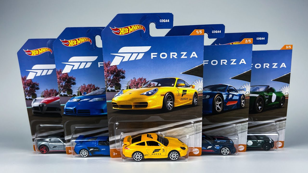 Hot Wheels Themed Automotive Forza Horizon Set of 5 GDG 952D GDG44
