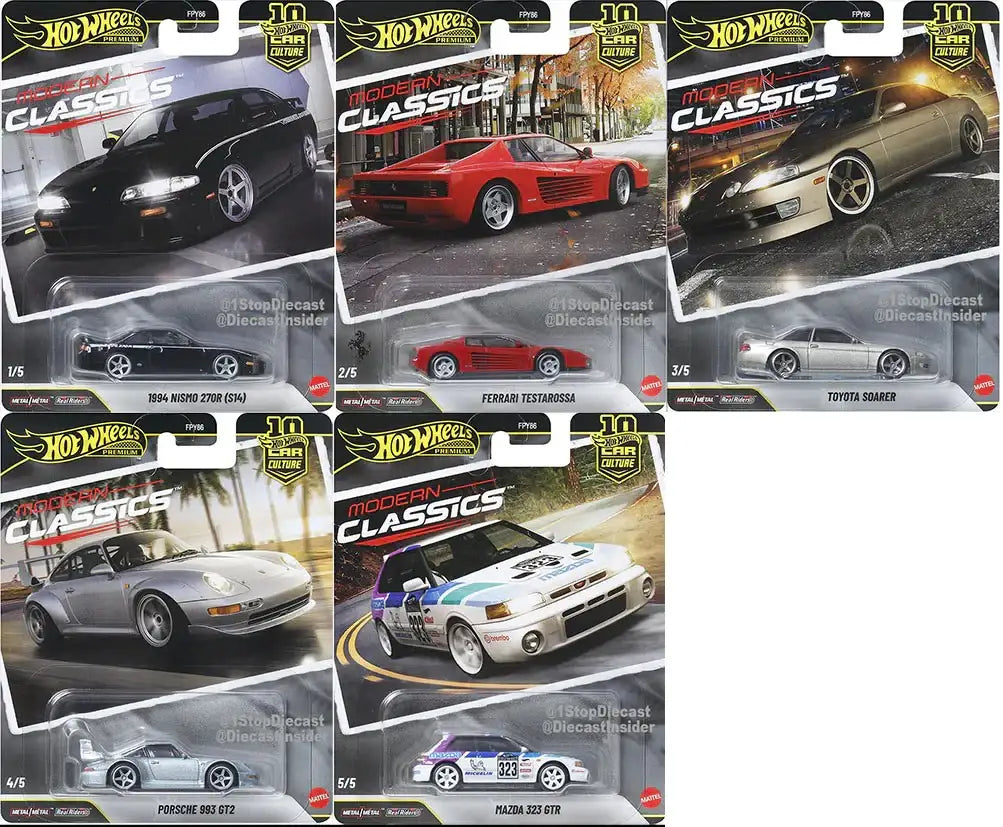Hot Wheels Car Culture 2026 Modern Classics Set - FPY86-961S
