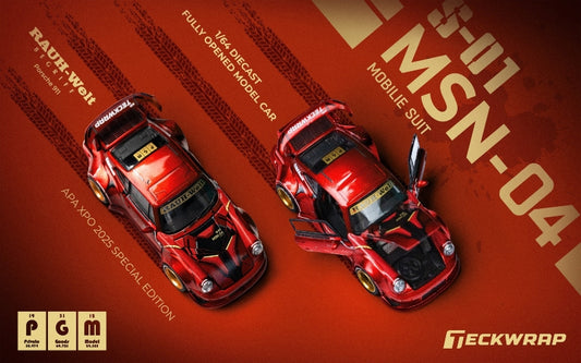 PGM X APA XPO exclusive 1:64 Scale RWB 930 Metallic Red