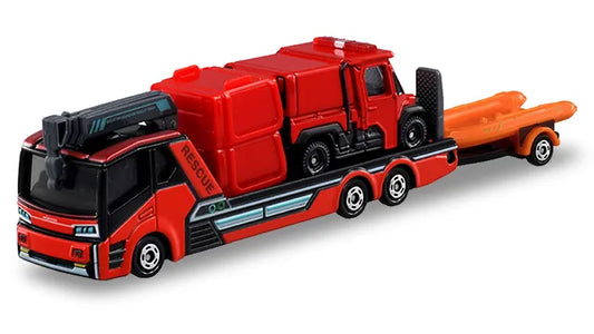 Tomica No. 132 Morita Small Off-Road Fire Truck Red Ladybug & Transport Vehicle
