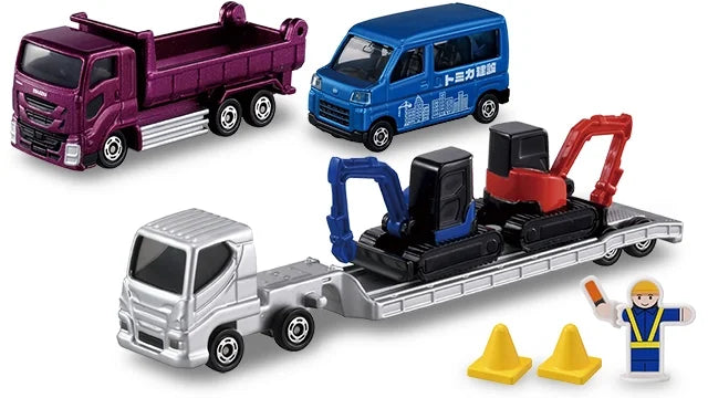Let's Build a Town! Tomica Town Construction Site Set