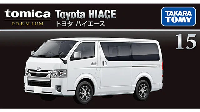 Tomica Premium No.15 Toyota Hiace - Box Art
