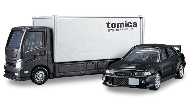 Tomica Premium Transporter Mitsubishi Lancer Evolution VI GSR