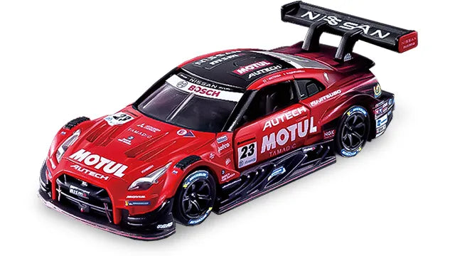 Tomica Premium Racing #23 MOTUL AUTECH GT-R - Box Art