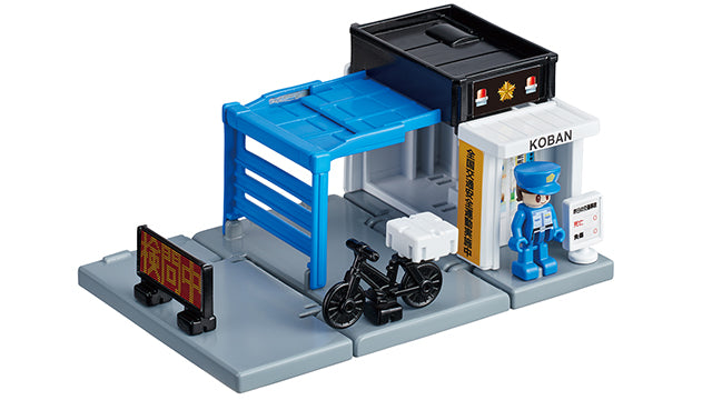 Tomica Town police box (with police)