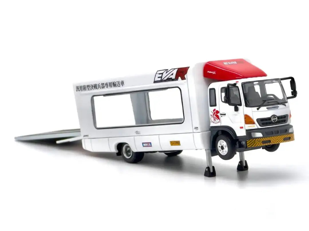 Unique Model UM x Tiny 1/64 Hino Ranger 500 Outriggers Raised
