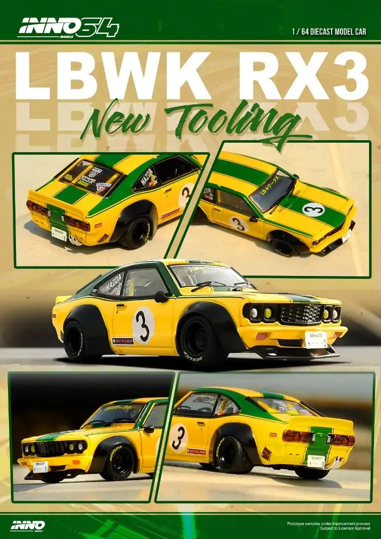 Inno64 1/64 LBWK RX3 SAVANNA #3 – Mobile Garage HK
