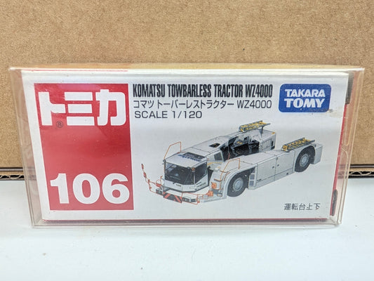 2012 Tomica #106 Komatsu Towbarless Tractor WZ4000