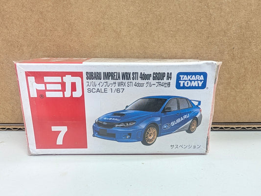 2017 Tomica No.7 Subaru Impreza WRX STi 4 Doors