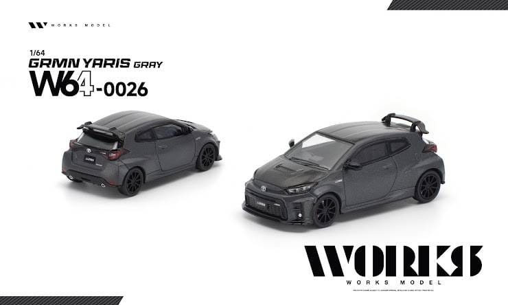 Works Model W64-0026 Toyota GRMN Yaris Gray