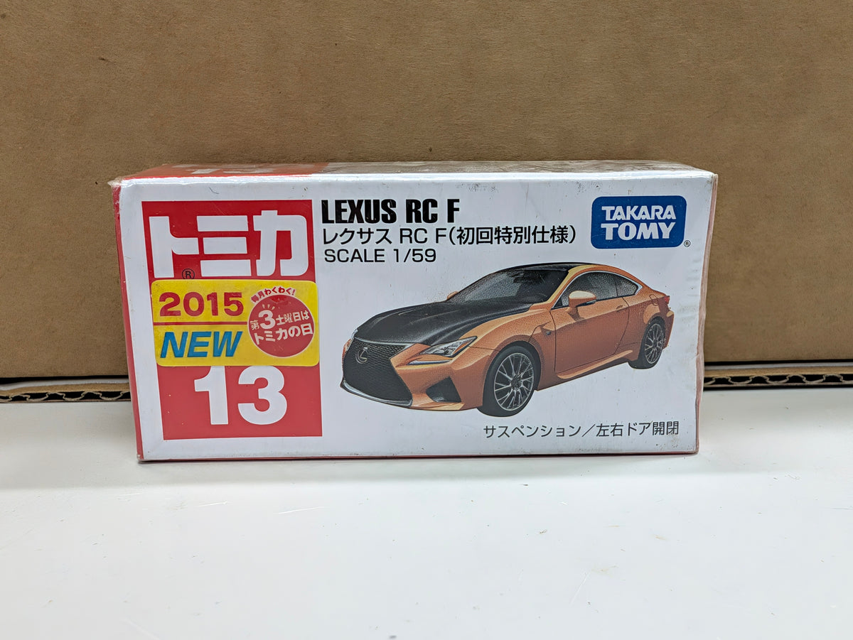 2015 Tomica #13 Lexus RC F 1st Edition