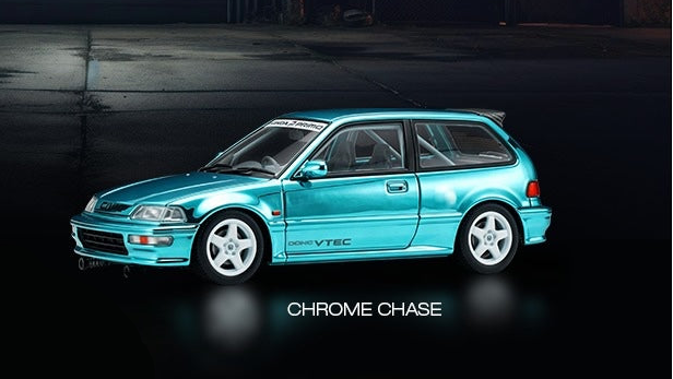 POP RACE PRE040 Honda Civic (EF9) Tahitian Green Enigma Exclusive
