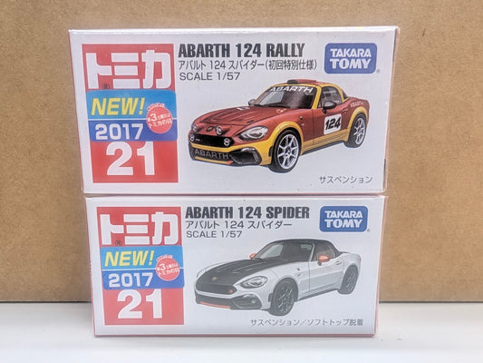 Tomica #21 Abarth 124 Rally