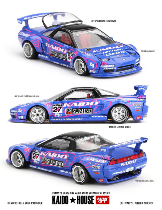 Kaido House X Mini GT #322 Honda NSX Kaido House Nostalgic Classics