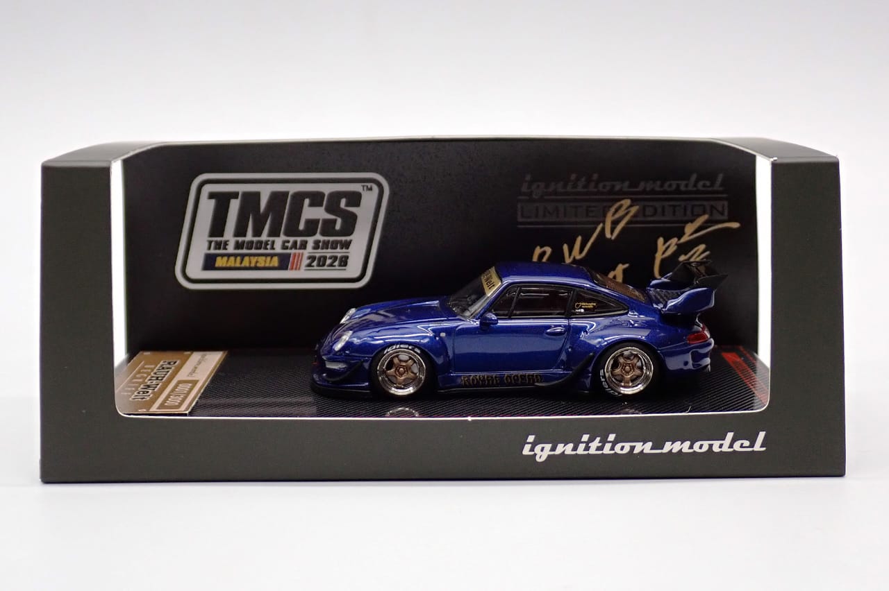 Ignition Model Porsche RWB Cobalt Blue TMCS 2026 Malaysia Limited Edition