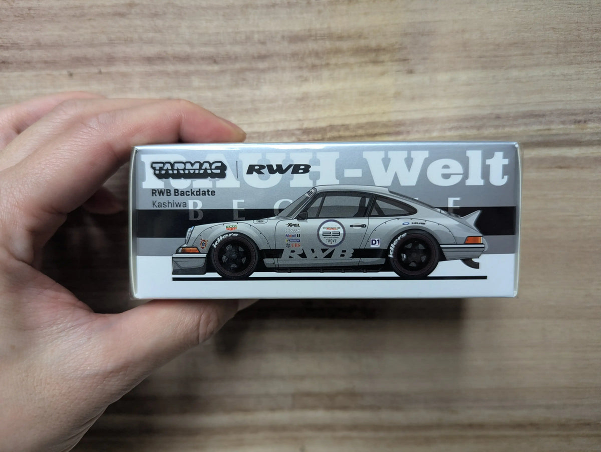 Set Da 4 Macchinine Tarmac Works Taiwan 7-11 Limited: Porsche RWB 993, 930 E 911 GT3 R In Scala 1/64 - Edizione Speciale
