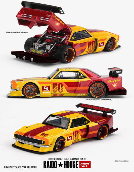 Mini GT #319 Chevrolet Camaro Kaido Racing Team V1 - Kaido House x Mini GT