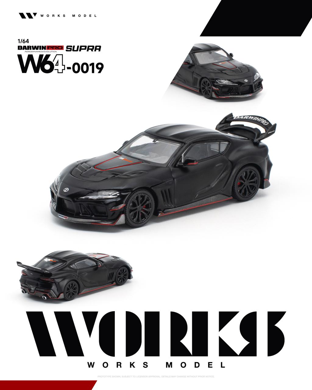 Works Model W64-0018 1/64 Pandem GR Yaris Daigo Saito