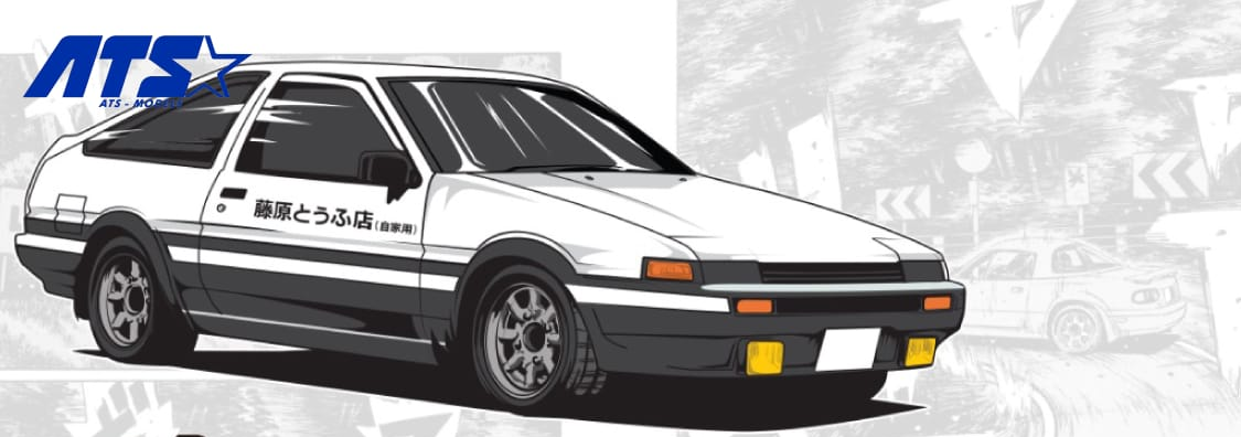 ATS Model Toyota AE86 Initial D 30th Anniversary 2-Car Set (TMCS 2026 Event Special)-ATS Model-1:64-Mobile Garage HK