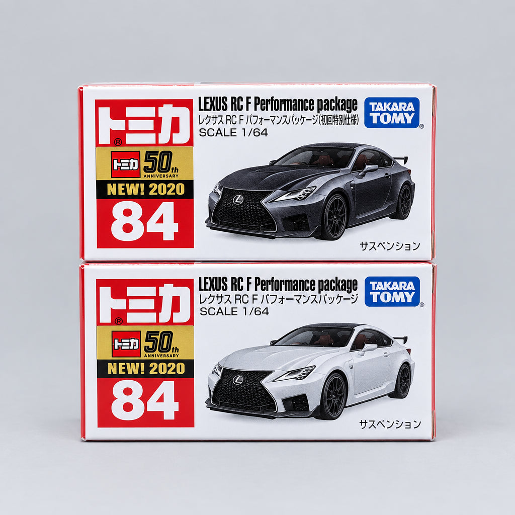 TOMICA #84 Lexus RC F Performance Package 1/64 SCALE Set of Two