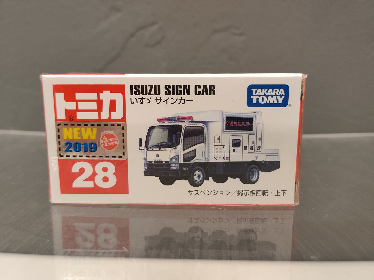 Tomica No.28 Isuzu Sign Car