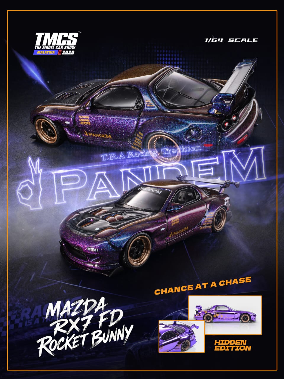 Model Model Mazda RX7 FD Rocket Bunny Pandem TMCS2026 Event Exclusive