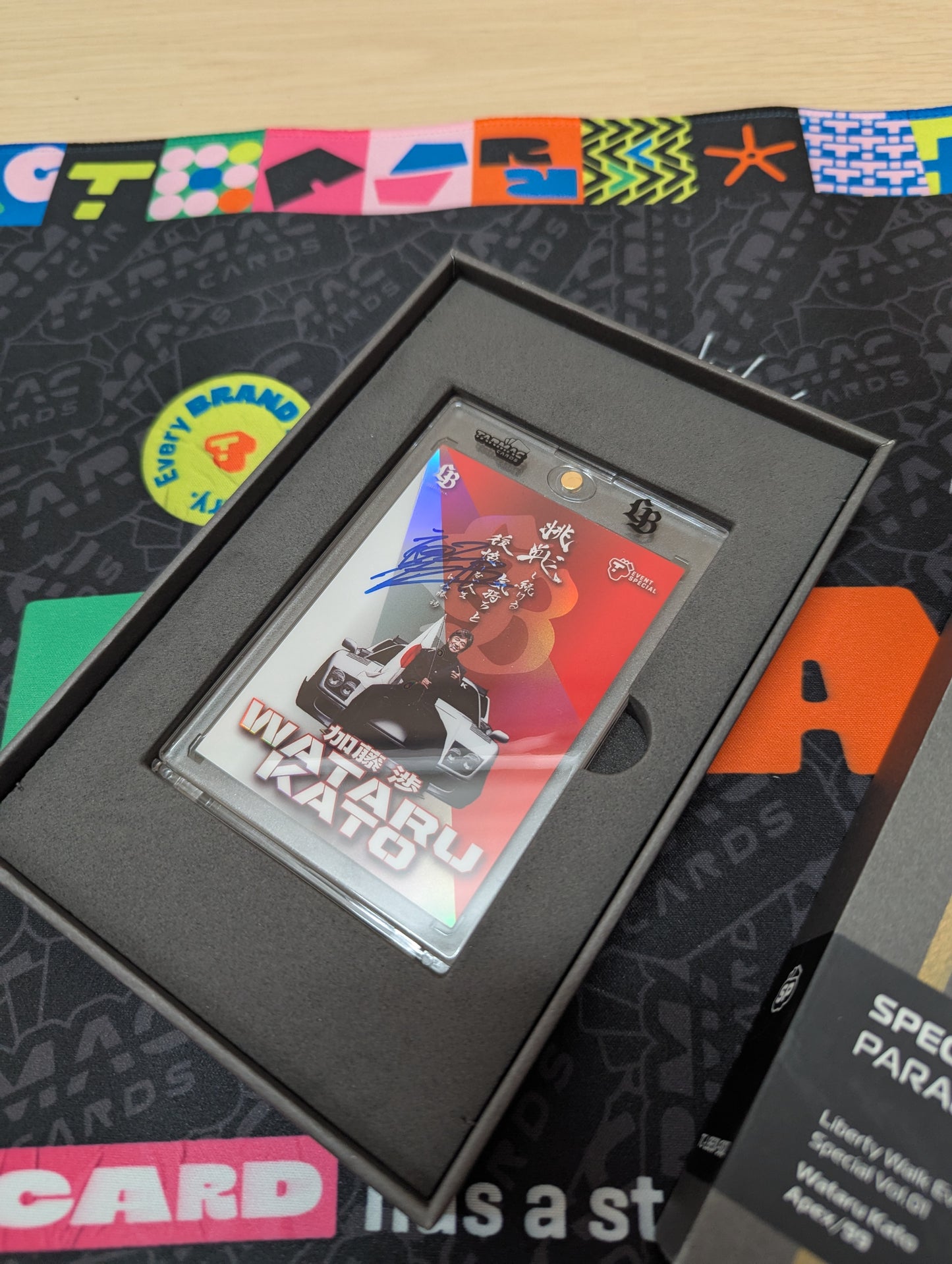 Tarmac Card x Hong Kong Toy Car Salon 2025 Exclusive Special Parallel Liberty Walk Event Special Vol.1 Wataru Kato Apex/99 with signature