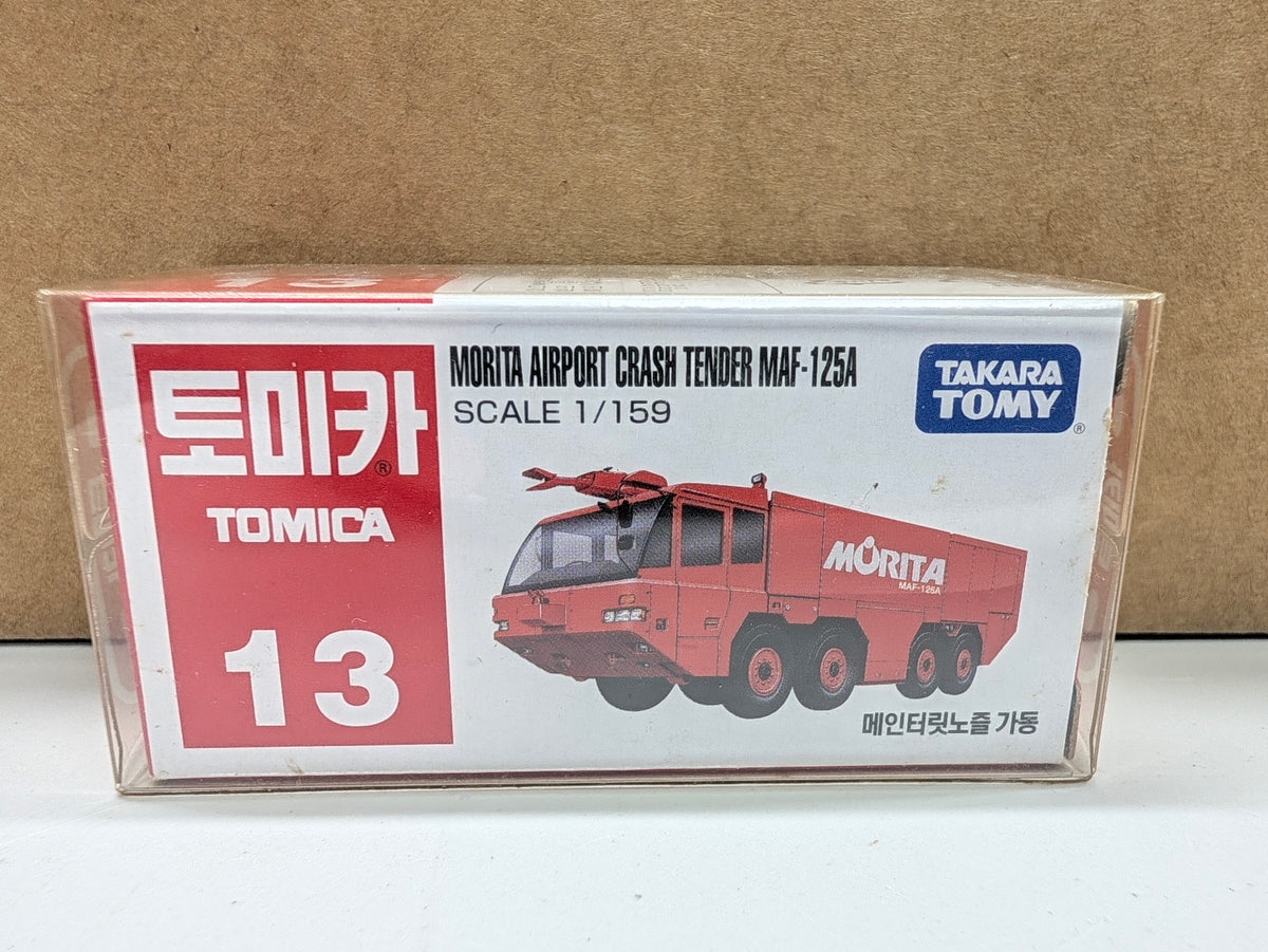 Tomica #13 Morita Airport Crash Tender MAF-125A (Korean Box)